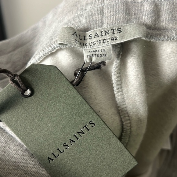 NWT ALLSAINTS Lucia Jogger Pants Size 10 - Picture 4 of 9